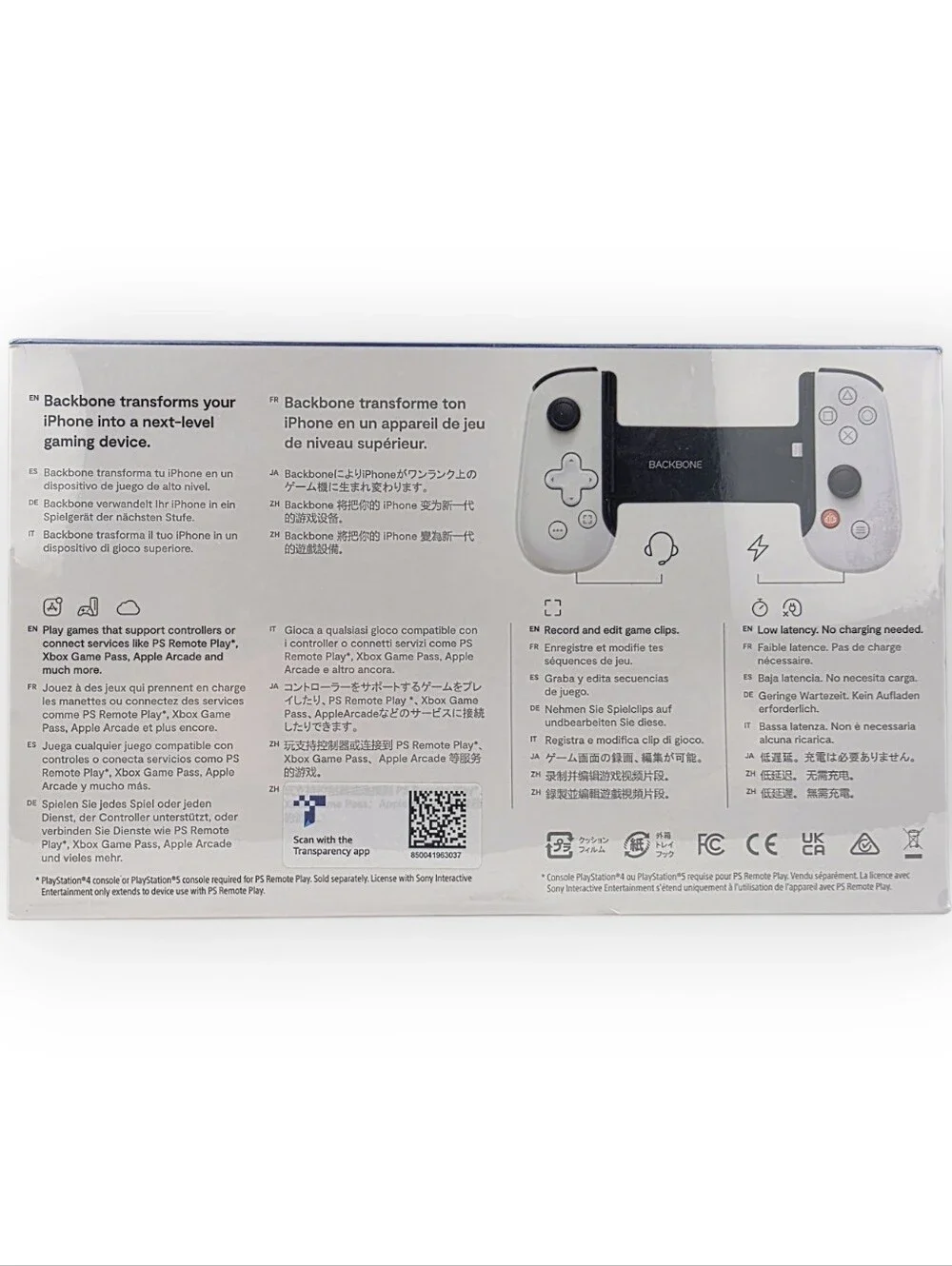 NEW FACTORY SEALED BACKBONE ONE PLAYSTATION EDITION FOR IPHONE (LIGHTNING)